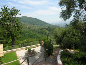 View of the hills above Lucca